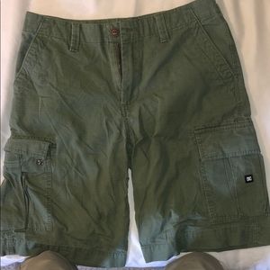 DC Men’s Olive Green Cargo Shorts W30
